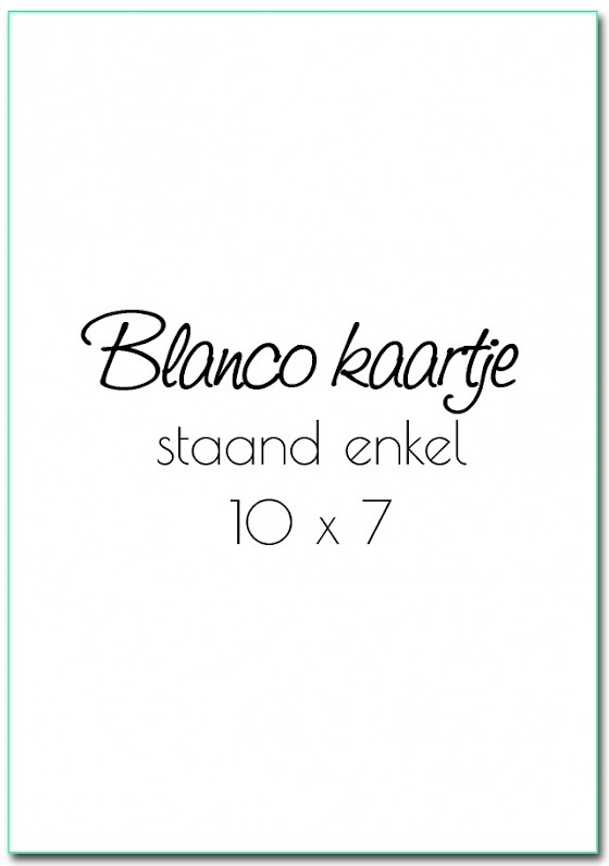 Blanco staand enkel 10 x 7