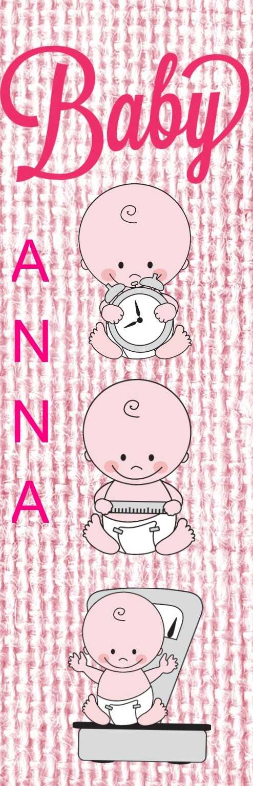 Geboorte banner roze met baby's